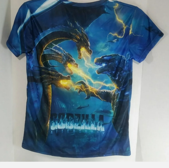 Cosplay Boy's Sz L 3D Graphic Multicolored Short Sleeve Mesh T-Shirt - Picture 6 of 7